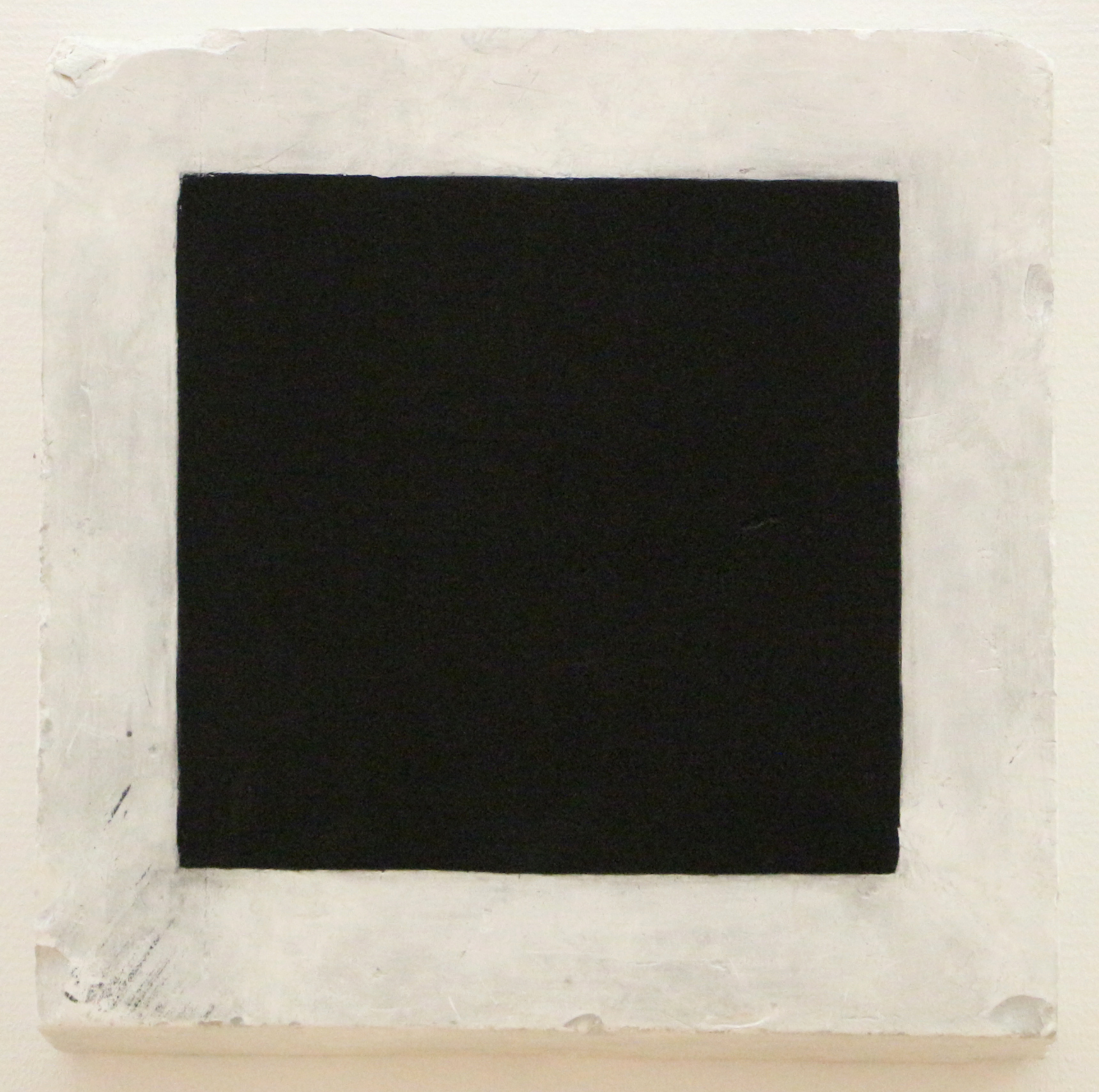 Black square on white Malevitch painting